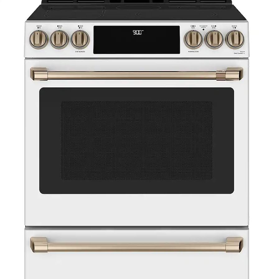 Electric Induction Convection Range - Matte White