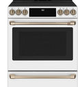 Electric Induction Convection Range - Matte White