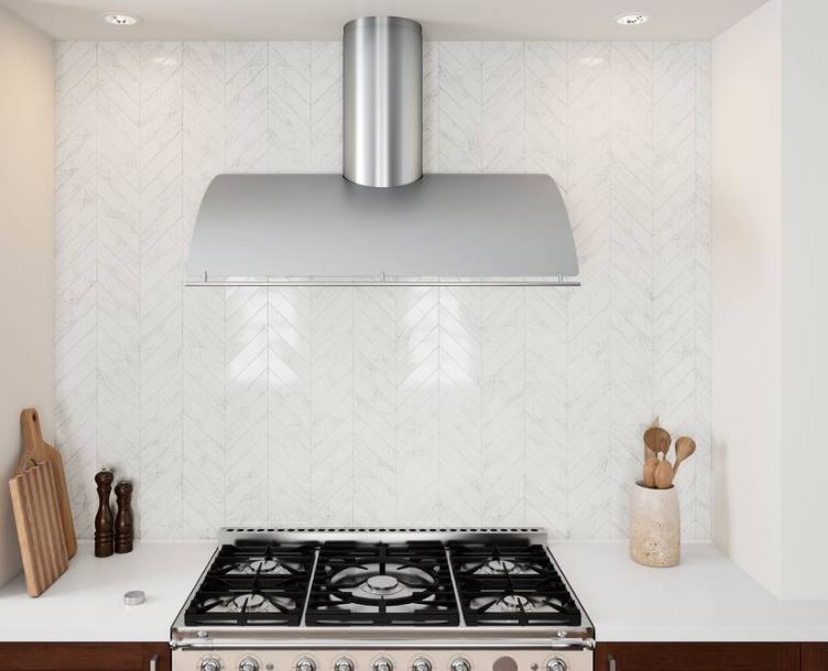 Externally Vented - Shell Range Hood - Stainless Steel
