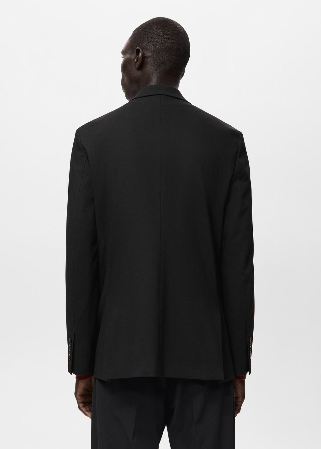 Boston regular-fit double-breasted suit jacket
