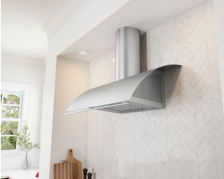 Externally Vented - Shell Range Hood - Stainless Steel