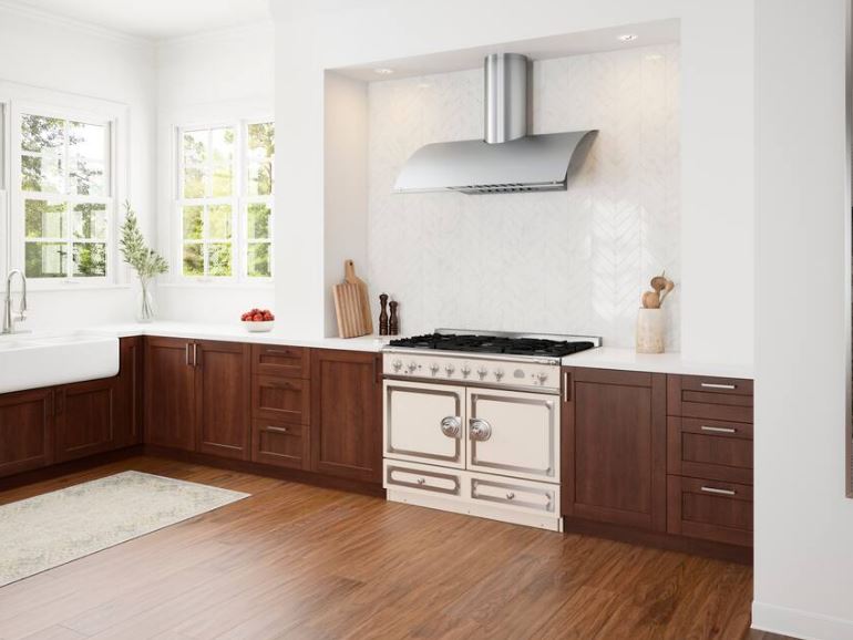 Externally Vented - Shell Range Hood - Stainless Steel