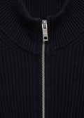 100% cotton perkins-neck sweater