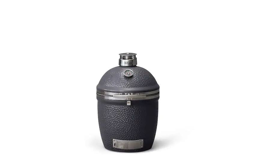Kamado Ceramic Grill with Rotisserie - Matte Gray